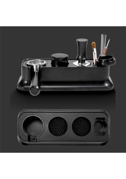 Kahve Kurcalama Tutucu Raf Portafilter Standı Espresso Distribütör Mat Rafı 51/53/58MM Kahve Makinesi Aracı Aksesuarlar Gray (Yurt Dışından) indirimleri