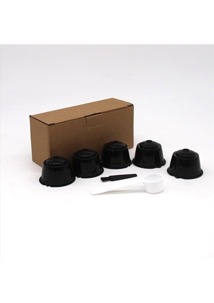 10 Adet Dolce Gusto Kahve Kapsülü Filtre Kupası Yeniden Kullanılabilir Filtre Filtre Sepet Kapakları Yeniden Kullanılabilir Kaşık Fırçası-2 (Yurt Dışından) fırsatları