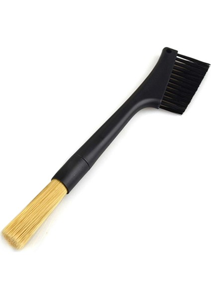 Çift Kafa Kahve Fırçası Espresso Kahve Öğütücü Makinesi Temiz Fırça Matcha Klavye Toz Alma Aracı Kahve Tozu Fırçası (Yurt Dışından) indirimleri