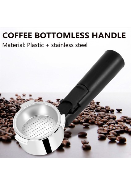 5pcs 51MM Paslanmaz Çelik Dipsiz Kahve Portafilter Profesyonel Kahve Maker Aksesuar (Yurt Dışından) indirimleri