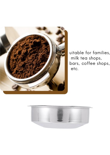 Kahve Filtresi 51MM Paslanmaz Çelik Kahve Filtre Bardağı Sepeti Basınç Olmayan Kahve Makinesi Filtreleri Kahve Makinesi Aksesuarı B (Yurt Dışından) fırsatları