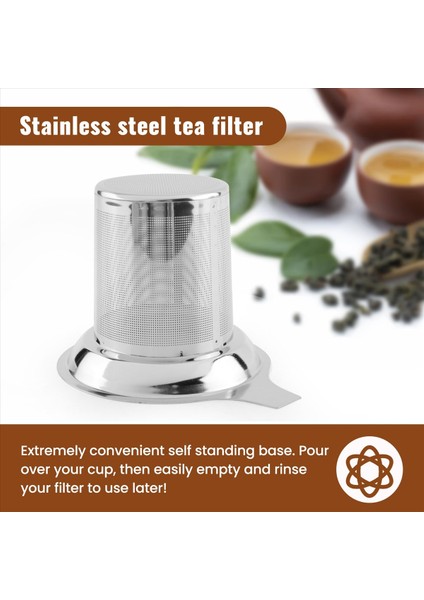 Paslanmaz Çelik Çay Süzgeci Çaydanlık Çay Elek Kahve Fincanı Sızan Elek Düz Taban Yüksek Yoğunluklu Filtre Saplı (Yurt Dışından) fırsatları