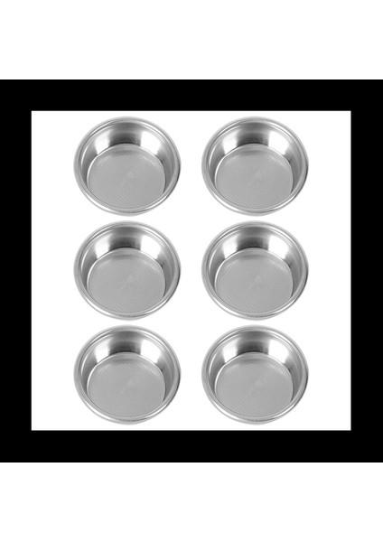 6 Pack 54MM Filtre Sepeti Breville Sage 870/875/878/880 54MM Yarı Otomatik Kahve Makinesi Dipsiz Kol Filtresi (Yurt Dışından)