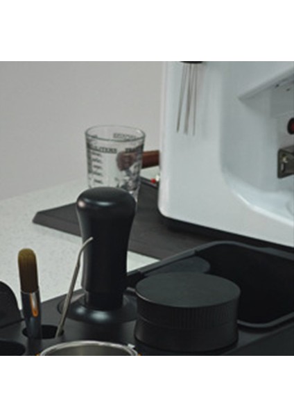 Espresso Dokunma Kutusu Espresso Organizatörü Espresso Kurcalama Dispenser Tamp Siyahı (Yurt Dışından) indirimleri