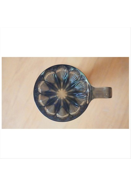 Petal Filtre Kupası Kahve Filtre Kağıdı 27 Derece Filtre Kupası Bir Servis El Demlemeli Damda Yarı Saydam Siyah (Yurt Dışından)