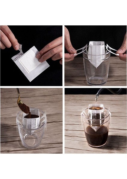 El Slem Flushochent Confe Filtre Torbası Asılı Kulak Kahve Filtre Kağıdı Asılı Kulak Soğuk Ekstraksiyon Filtre Çantası (Yurt Dışından) fiyatları