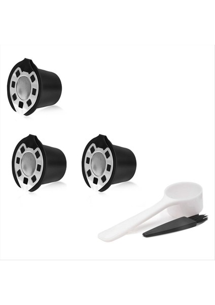 3pcs Nespresso Filtre Pod Için Paslanmaz Çelik Mesh Mutfak Kahve Fincan (Yurt Dışından)