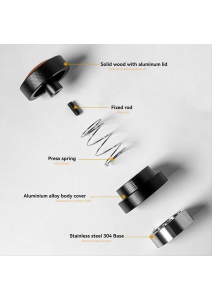 Kendinden Kahve Kurcası Kendi Kendine Uyumlu Yükseklik Tercaber Madde Ahşap Elastik Kurcalama Siyah Dişli Alt 51MM (Yurt Dışından) fırsatları