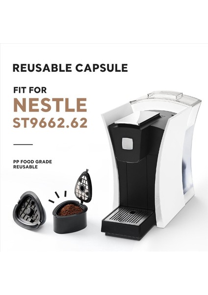 Nestle St 9662 62 Makine Doldurulabilir Filtre Pod Yedek Kahve Kapsülü ve Tea-B (Yurt Dışından) indirimleri