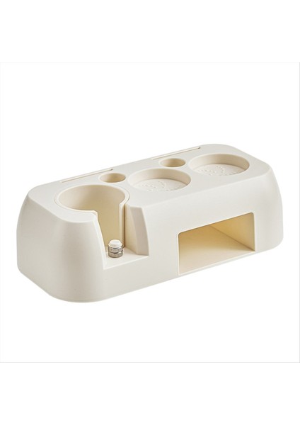 Espresso Tamping Istasyonu Espresso Kahve Organizatör Kutusu Depolama Için Uygun 51MM 58MM Espresso Kurcalama Distribütör Beyaz (Yurt Dışından)