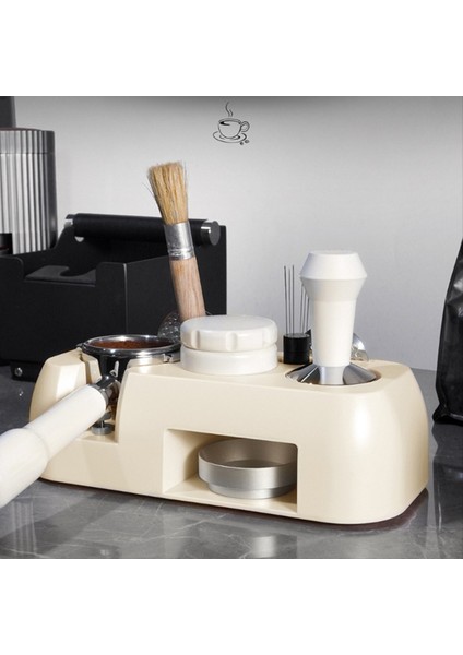 Espresso Tamping Istasyonu Espresso Kahve Organizatör Kutusu Depolama Için Uygun 51MM 58MM Espresso Kurcalama Distribütör Beyaz (Yurt Dışından) fiyatları