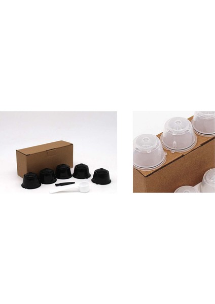 10 Adet Dolce Gusto Kahve Kapsülü Filtre Kupası Yeniden Kullanılabilir Filtre Filtre Sepet Kapakları Yeniden Kullanılabilir Kaşık Fırçası-2 &amp 1 (Yurt Dışından) fiyatları