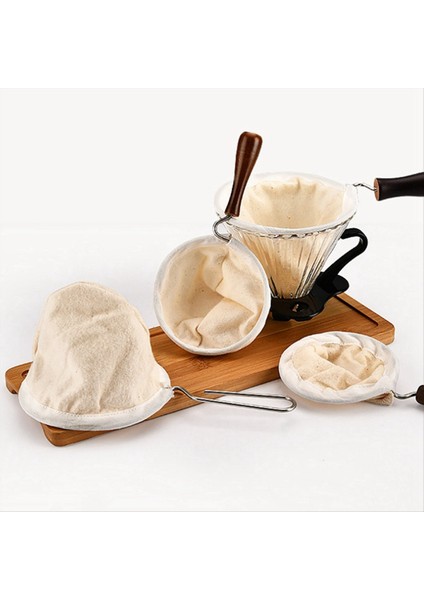 Yeniden Kullanılabilir Kahve Filtre Çantası Paslanmaz Çelik Saplı Bez Süzgeci Bırakma Kabı El Yapımı Kahve Aletleri Çay Filtresi B (Yurt Dışından) fiyatları