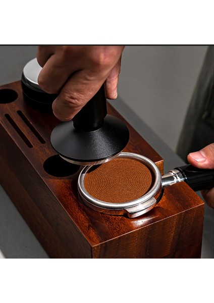 58MM Espresso Kurcalama Espresso Makinesi Için Kahve Kurcalama Espresso El Sıkıştırma ile Kalibre Edilmiş Kurcalama (Yurt Dışından)