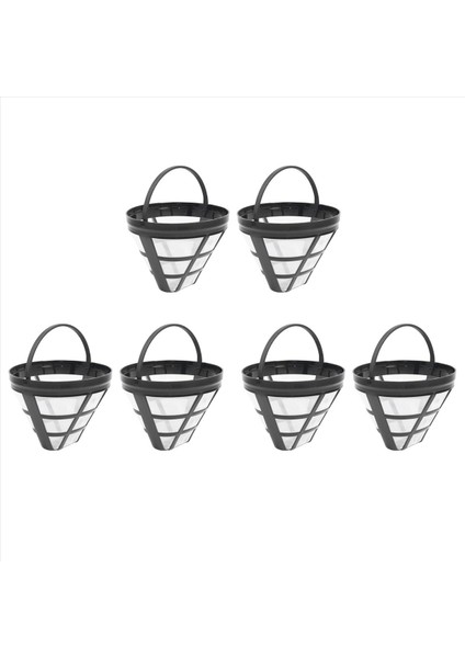 6 Pack No 4 Cuisinart Ninja Filtreleri Için Yeniden Kullanılabilir Kahve Makinesi Sepet Filtresi Çoğu 8-12 Sub Sepet Damla Kahve Makinesi (Yurt Dışından)