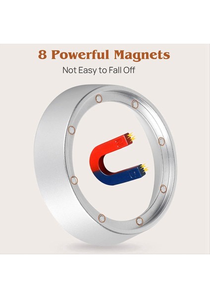 58MM Kahve Manyetik Toz Toplama Halkası Manyetik Emme Dış Kart Toz Halkası Kurcalama Portafilter Hunisi (Yurt Dışından) indirimleri