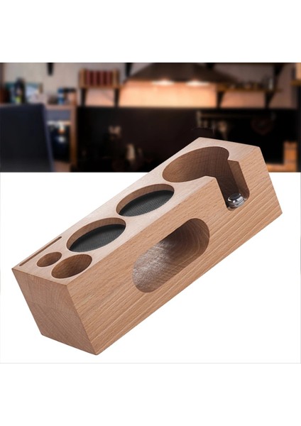 Kahve Kurcalama Tutucu Filtresi Stand Ahşap Base Espresso Kurcalama Stand Mat Rafı 51/53MM Kahve Kurcalama Tutucu Ahşap Taban (Yurt Dışından) indirimleri