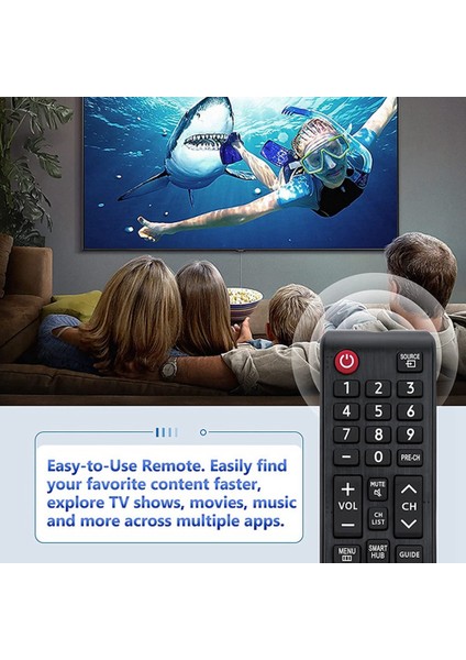 Netflix ile Samsung Uzaktan Kumandası Için Universal Samsung Smart Tv LCD LED 4K Hdr Için Prime Video Rakute Tv Düğmesi (Yurt Dışından) indirimleri