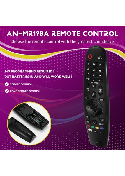 Lg Magic Smart LED Tv AN-MR19BA Smart Tv Için Yedek Uzaktan Kumanda (Yurt Dışından) fırsatları