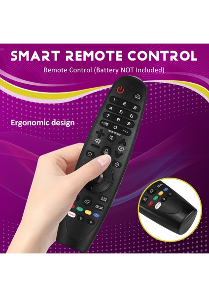 Lg Magic Smart LED Tv AN-MR19BA Smart Tv Için Yedek Uzaktan Kumanda (Yurt Dışından) indirimleri