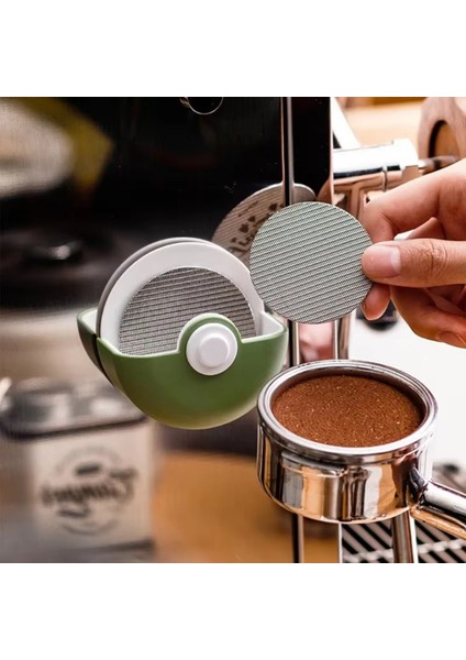 51-58MM Için Evrensel Kahve Filtre Kağıt Saklama Kutusu Yuvarlak Filtre Kağıdı Organizatörü Tozsuz Kahve Su Ağı Tutucu B (Yurt Dışından) fırsatları