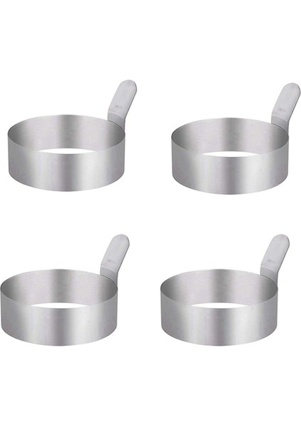 4 Pcs Yumurta Kızartma Halkaları Paslanmaz Çelik Omlet Modeli Sap S &amp 1 Pcs Ahşap Kahve Toprakları Konteyner Kutusu (Yurt Dışından) fiyatları