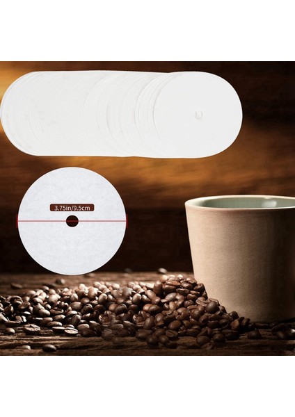 800PCS Ahit Edilmemiş Percolator Kahve Filtreleri 3 75IN Tek Kullanımlık Kahve Kağıdı Filtresi Disk Kahve Filtreleri Beyaz (Yurt Dışından) fırsatları