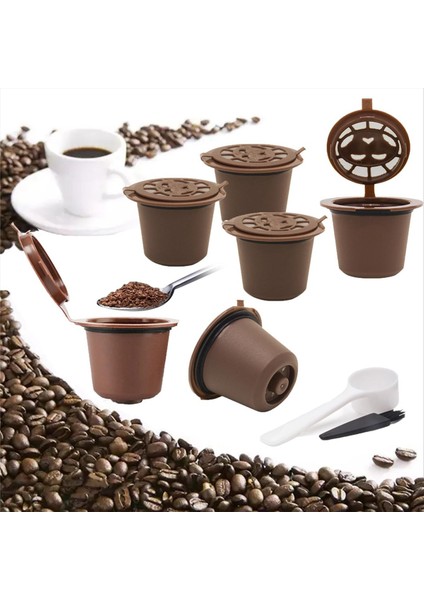 Nespresso Kahve Makineleri Için Kahve Kapsülü Filtresi Nespresso Kapsüllerinin Yerine Geçmesi Doldurulabilir Kahve Filtre Kapsülü (Yurt Dışından) indirimleri