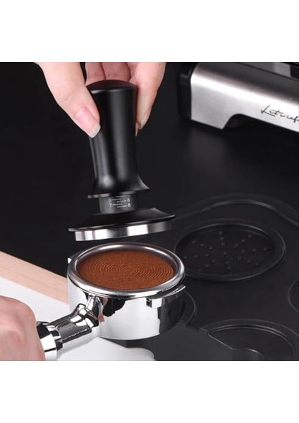 Espresso Kurcalama Espresso Makinesi Için Kahve Kurcalama Derinlik Ayarlanabilir Espresso Tamp Yüklü Kurcalama El Tampers 53MM (Yurt Dışından) modelleri