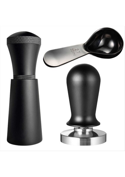 Espresso Dispensing Aracı - 58MM 304 Paslanmaz Çelik Yaylı Kahve Kurcalama 58MM Taşınabilir Filtreler Için Düz Base Düzenli (Yurt Dışından)