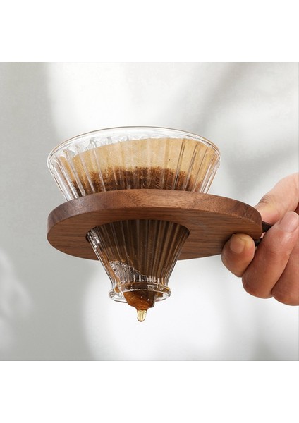 Kahve Filtre Kağıdı Ahşap Tepsisi Elle Poured Basit Filtre Kupası Huni Kupası Kahve Filtre Kağıt Filtre Kupa Tepsisi (Yurt Dışından) modelleri