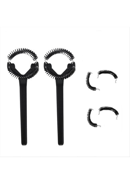 2pcs Kahve Makinesi Temizleme Fırçası Çıkarılabilir Naylon Kıllar Espresso Makine Fırçası 2 Daha Fazla 360 ° Temizlik Tarihi A (Yurt Dışından)