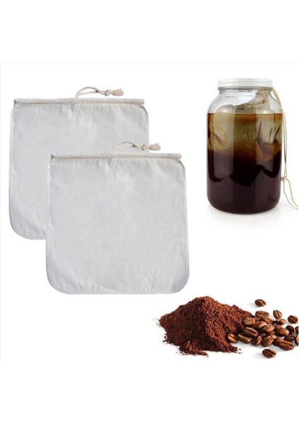 8 Paket Organik Yeniden Kullanılabilir Soğuk Kahve Filtreleri Çanta 12 Inç Şarap Bira Filtreleri Çevre Dostu Örgü Pamuk Toddy Filtre (Yurt Dışından) fırsatları