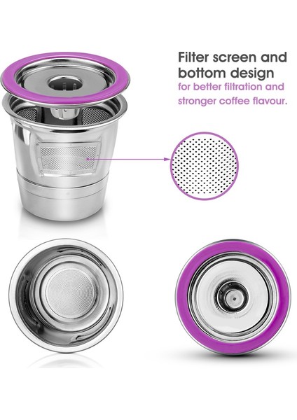 Keurig Için Yeniden Kullanılabilir K Fincanları Yeniden Kullanılabilir Kahve Kapsülleri Keurig Kahve Maker 2 0 ve 1 0 Için Doldurulabilir K Fincan (Yurt Dışından) modelleri