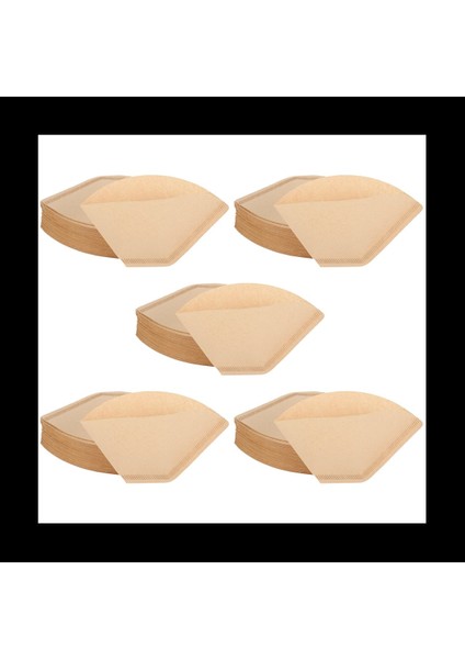 500PCS Kahve Filtreleri Tek Kullanımlık Koni Kahve Filtresi Doğal Ağarsız Filtre 4-6 Sub Kahve Makineleri Üzerine Dökmek Için (Yurt Dışından)
