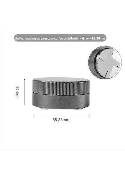 Kahve Tozu Pres Terpon Dört Kürek Base Çelik Tozu Çekiç Kendi Kendini Dayanan Kahve Toz Distribütörü Gri 58 35MM (Yurt Dışından) fırsatları