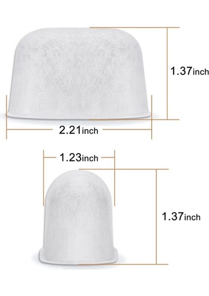 6 Paket Kömür Filtreleri Breville BWF100 Makineleri Için Uyumlu Breville Espresso Makineli Su Filtresi Değiştirmeleri (Yurt Dışından) modelleri