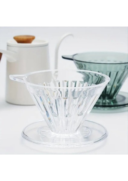 Plastik Kahve Damalı El Yapılan Kahve Filtre Kupası Kahve Paylaşımı Pota 2-4 Bardak Optimal Lezzet Ekstraksiyonu (Yurt Dışından) fiyatları