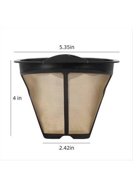 Yeniden Kullanılabilir Kahve Kalıcı Filtreler Koni Yedek Kahve Filtresi Ninja Kahve Makinesi ve Brewer Için Uyumlu CM300 (Yurt Dışından) fiyatları