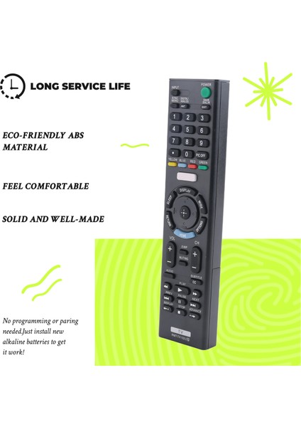 RMT-TX100D RMT-TX101J RMT-TX101D RMT-TX100E RMT-TX101E RMT-TX200 Için Smart Tv Uzaktan Kumandası (Yurt Dışından) indirimleri