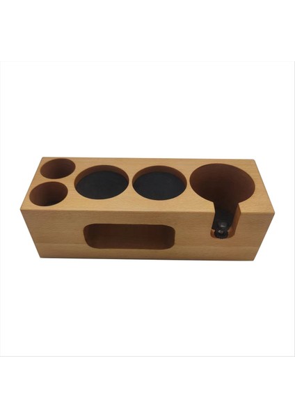 Kahve Kurcalama Tutucu Filtresi Stand Ahşap Dolgu Taban Espresso Distribütör Mat Raf Kahve Maker Araçları AKSESUARLAR-53MM (Yurt Dışından)