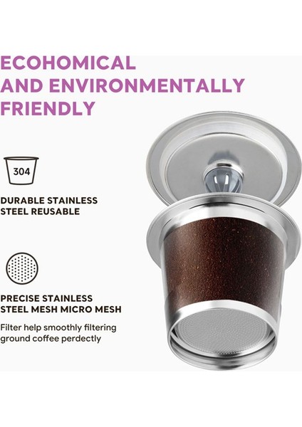 Yeniden Kullanılabilir K Fincan Kahve Filtresi Paslanmaz Çelik Yeniden Kullanılabilir K-Cup Filtresi Keurig Plus Keurig 2 0 1 0 Kahve Makinesi (Yurt Dışından) modelleri