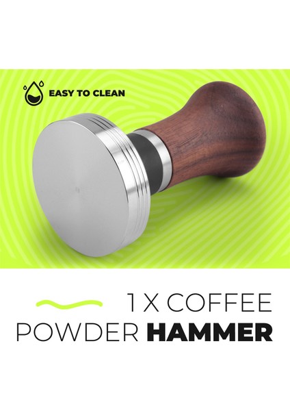 51MM Kahve Kurcalama Tozu Çekiç Kahve ve Espresso Çekiç Tampers Için Kahve Distribütörü (Yurt Dışından) indirimleri