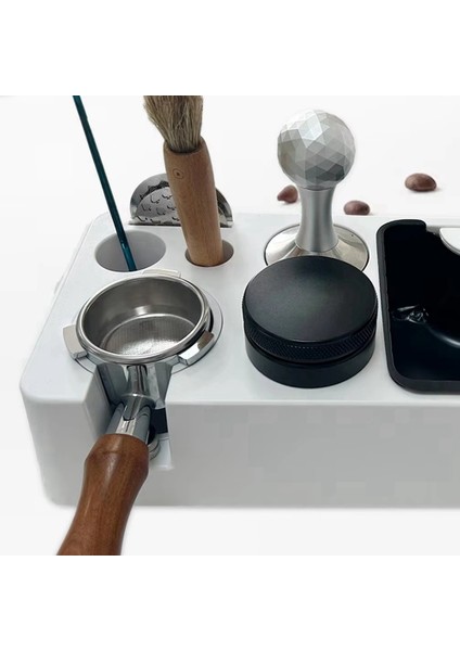 Abs Çok Fonksiyonlu Kahve Kurcalama Stand Tutucu Tutucu 51/58MM Portafilter Için Hammer Kumaş Toz Dispenser Depolama (Yurt Dışından) fiyatları