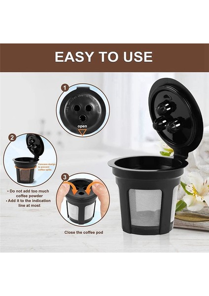 2 Paket Yeniden Kullanılabilir Koni Kahve Filtresi ve 4 Paket Yeniden Kullanılabilir Kahve Podları Ninja Dual Brew Kahve Makinesi Kahve Filtresi (Yurt Dışından) modelleri