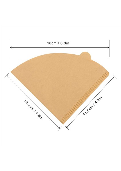 400PCS Kahve Filtreleri Kağıtları 2 Koni Kağıt 1-4 Su Bardağı V60 Için Doğal Kağıt Kahve Filtresi Kahve Damma Konileri (Yurt Dışından) modelleri