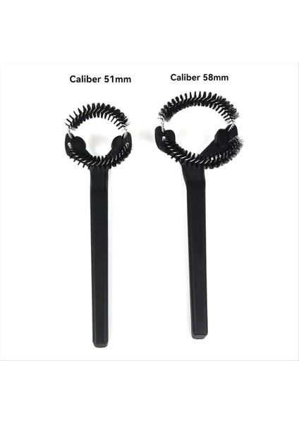 Çift Uçlu Espresso Fırça Ark Fırçası Seti Kahve Espresso Makinesi Temizleme Araçları Için Ideal 58MM (Yurt Dışından) indirimleri