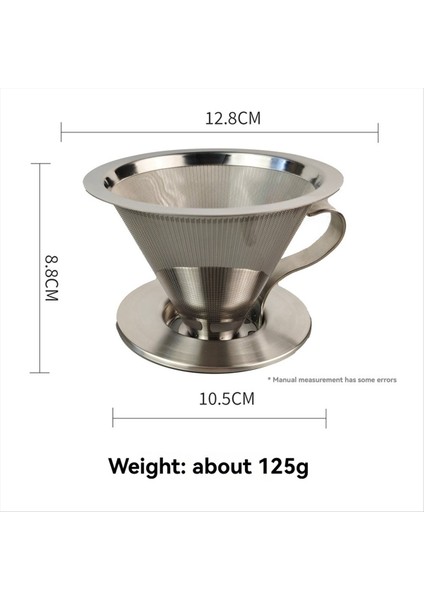 Paslanmaz Çelik Kahve Damlatıcısı Taban Kağıtsız Filtre Kahve Filtre Çayı Filtresi ile Kahve Filtresi (Yurt Dışından) indirimleri