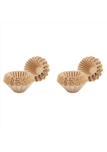 200 Adet 1-4 Fincan Sepet Kahve Filtreleri Sepet Filtreleri Tek Kullanımlık Kağıt Kahve Filtreleri Ev Ofis Için Kahverengi Kullanın (Yurt Dışından)