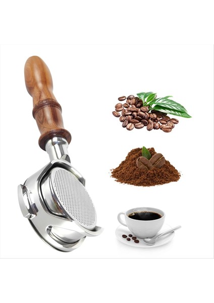 Barista Aksesuarı Için Ticari 58MM Kahve Makineleri Için 58MM Paslanmaz Çelik Kahve Portafilter Filtre Tutucu (Yurt Dışından) fiyatları